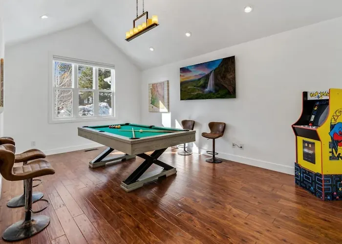 White Peak Ping Pong Pool Table Pacman *