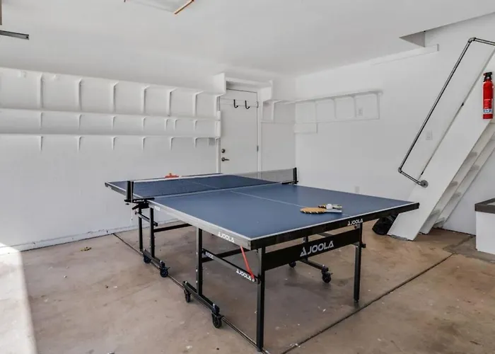 White Peak Ping Pong Pool Table Pacman